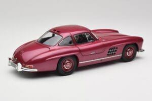 Mercedes 300 SL W198 Fire Czerwony Minichamps 1:18 180039008 Metal — zdjęcie 3 z 8