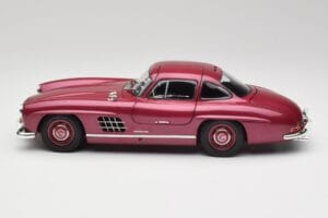 Mercedes 300 SL W198 Fire Czerwony Minichamps 1:18 180039008 Metal — zdjęcie 4 z 8