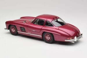 Mercedes 300 SL W198 Fire Czerwony Minichamps 1:18 180039008 Metal — zdjęcie 7 z 8