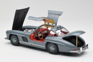 Mercedes 300 SL W198 Graphite Szary Minichamps 1:18 180039005 Metal — zdjęcie 5 z 8