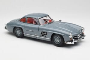 Mercedes 300 SL W198 Graphite Szary Minichamps 1:18 180039005 Metal — zdjęcie 6 z 8