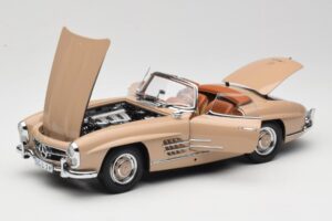 Mercedes 300 SL W198 Roadster Jasnobrązowy Minichamps 1:18 180039032 Metal — zdjęcie 2 z 8