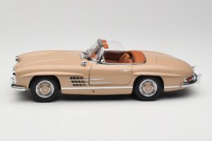 Mercedes 300 SL W198 Roadster Jasnobrązowy Minichamps 1:18 180039032 Metal — zdjęcie 4 z 8