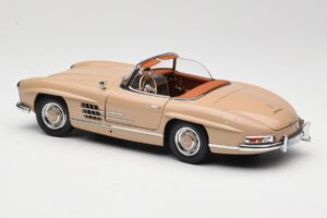 Mercedes 300 SL W198 Roadster Jasnobrązowy Minichamps 1:18 180039032 Metal — zdjęcie 7 z 8