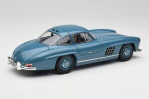 Mercedes 300 SL W198 Jasny Niebieski Minichamps 1:18 180039007 Metal — zdjęcie 3 z 8