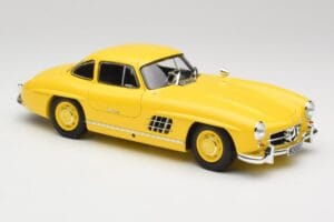 Mercedes 300 SL W198 Jasny Żółty Minichamps 1:18 180039009 Metal — zdjęcie 6 z 8