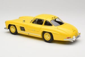 Mercedes 300 SL W198 Jasny Żółty Minichamps 1:18 180039009 Metal — zdjęcie 7 z 8