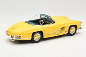 Mercedes 300 SL W198 Roadster Hardtop Signal Yellow Minichamps 1:18 180039044 Metal — zdjęcie 4 z 9