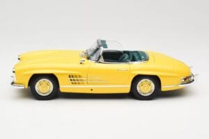 Mercedes 300 SL W198 Roadster Hardtop Signal Yellow Minichamps 1:18 180039044 Metal — zdjęcie 5 z 9