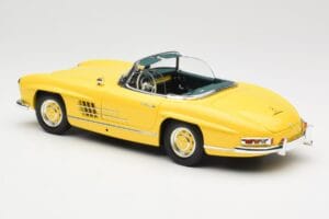 Mercedes 300 SL W198 Roadster Hardtop Signal Yellow Minichamps 1:18 180039044 Metal — zdjęcie 8 z 9