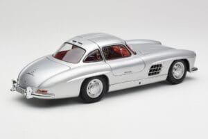 Mercedes 300 SL W198 Gullwing Srebrny Metaliczny Minichamps 1:18 B66040379 Metal — zdjęcie 3 z 8