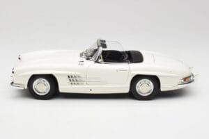 Mercedes 300 SL W198 Roadster Biały z Miękkim Dachem Minichamps 1:18 180039034 Metal — zdjęcie 5 z 9