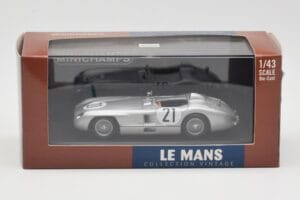 Mercedes 300 SLR #21 K. Kling / A. Simon 24 Hours of Le Mans 1955 Minichamps 1:43 432553021 Metal — zdjęcie 4 z 4