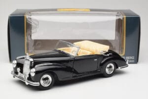 Mercedes 300SC W188 Obsidian Czarny Maisto 1:18 806B Metal — zdjęcie 8 z 8