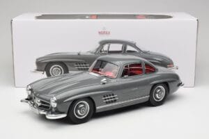 Mercedes 300SL W198 Gullwing Graphite Grey Norev 1:12 123852 Metal — zdjęcie 6 z 6