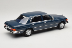 Mercedes 350 SEL W116 Hansa Blue Norev 1:18 183976 Metal — zdjęcie 3 z 8
