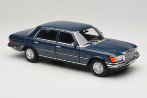 Mercedes 350 SEL W116 Hansa Blue Norev 1:18 183976 Metal — zdjęcie 6 z 8