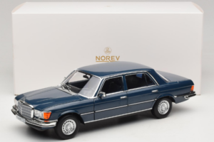 Mercedes 350 SEL W116 Hansa Blue Norev 1:18 183976 Metal — zdjęcie 8 z 8