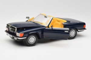 Mercedes 350 SL R107 Ciemnoniebieski Sun Star 1:18 MB003 Metal — zdjęcie 2 z 8