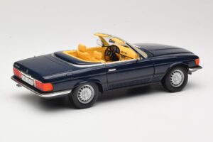 Mercedes 350 SL R107 Ciemnoniebieski Sun Star 1:18 MB003 Metal — zdjęcie 3 z 8