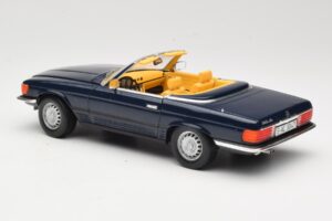 Mercedes 350 SL R107 Ciemnoniebieski Sun Star 1:18 MB003 Metal — zdjęcie 7 z 8