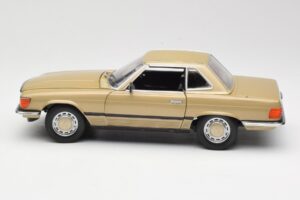 Mercedes 350 SL R107 Złoty Sun Star 1:18 MB004 Metal — zdjęcie 4 z 8