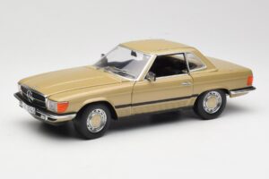 Mercedes 350 SL R107 Złoty Sun Star 1:18 MB004 Metal
