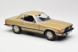 Mercedes 350 SL R107 Złoty Sun Star 1:18 MB004 Metal — zdjęcie 6 z 8