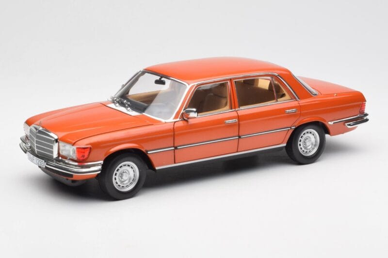 Mercedes 450 SEL 6.9 W116 Pomarańczowy Metallic Norev 1:18 183459 Metal