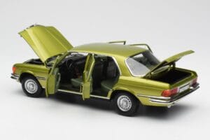 Mercedes 450 SEL W116 Citrus Zielony Edycja Dealerska Norev 1:18 B66040683 Metal — zdjęcie 5 z 8