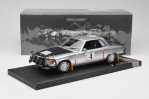 Mercedes 450 SLC 5.0 C107 #4 B. Waldegard / H. Thorszelius Rally Bandama 1979 Minichamps 1:18 107793204 Żywica — zdjęcie 6 z 6
