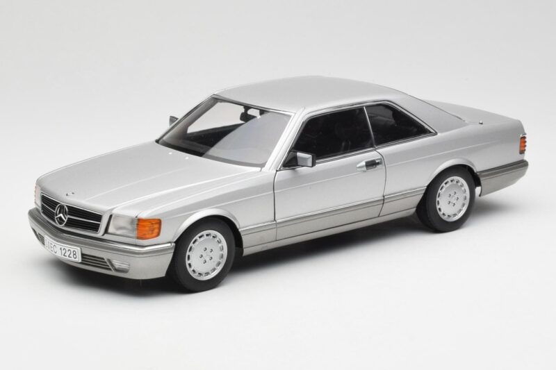 Mercedes 500 SEC C126 Srebrny AUTOart 1:18 76212 Metal