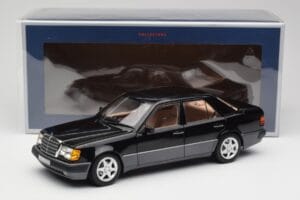 Mercedes 500E W124 Czarny Edycja Limitowana Norev 1:18 183949 Metal — zdjęcie 12 z 12