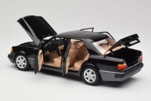 Mercedes 500E W124 Czarny Edycja Limitowana Norev 1:18 183949 Metal — zdjęcie 5 z 12
