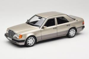 Mercedes 500E W124 Smoke Silver Edycja Dealerska Norev 1:18 B66040724 Metal