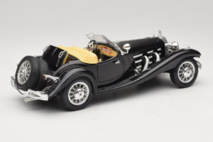 Mercedes 500K Roadster Czarny Bburago 1:18 3020-P2 Metal — zdjęcie 3 z 8