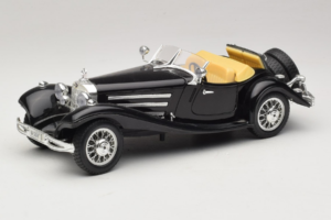 Mercedes 500K Roadster Czarny Bburago 1:18 3020-P2 Metal