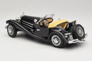 Mercedes 500K Roadster Czarny Bburago 1:18 3020-P2 Metal — zdjęcie 5 z 8