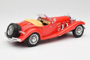 Mercedes 500K Roadster Czerwony Bburago 1:18 3020 Metal — zdjęcie 3 z 8