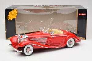 Mercedes 500K Special Roadster Czerwony Maisto 1:18 56058 Metal — zdjęcie 8 z 8