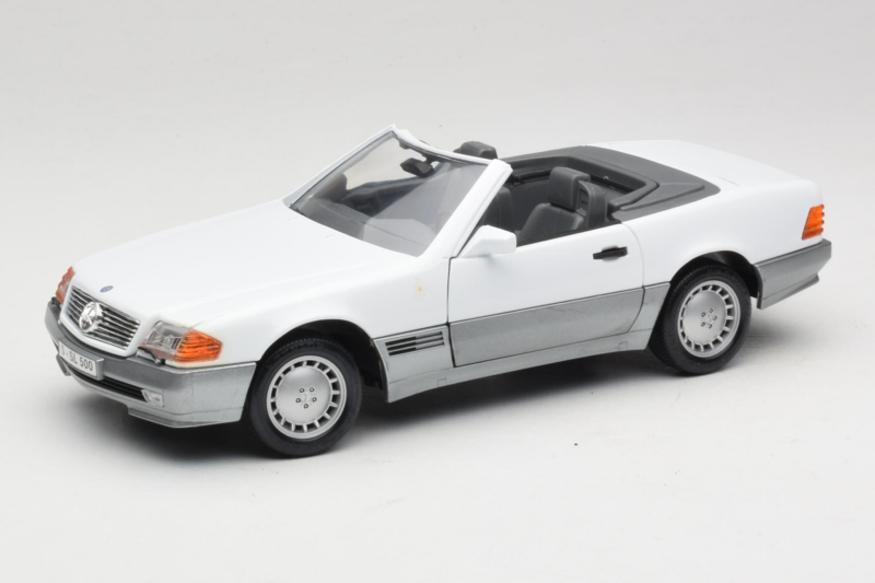 Mercedes 500 SL R129 Biały Roadtough 1:18 92048 Metal