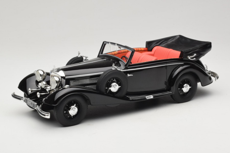 Mercedes 540K Kabriolet Czarny Cult Models 1:18 CML184-1 Metal