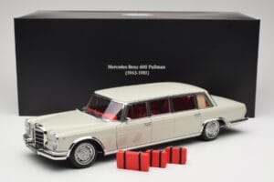 Mercedes 600 Pullman W100 Jasnoszary NZG 1:18 B66040708 Metal — zdjęcie 8 z 8