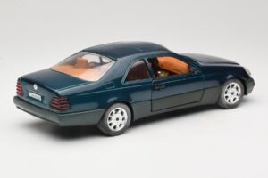 Mercedes 600 SEC C140 Zielony Majorette 1:18 4418 Metal — zdjęcie 3 z 8