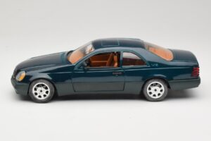 Mercedes 600 SEC C140 Zielony Majorette 1:18 4418 Metal — zdjęcie 4 z 8