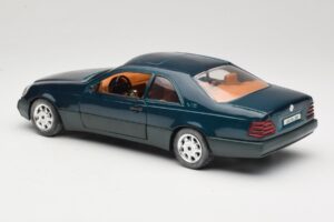 Mercedes 600 SEC C140 Zielony Majorette 1:18 4418 Metal — zdjęcie 7 z 8
