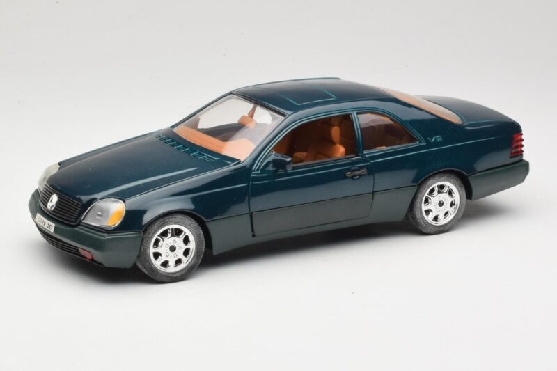 Mercedes 600 SEC C140 Zielony Majorette 1:18 4418 Metal