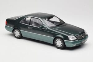 Mercedes 600 SEC W140 Coupe Green Metallic KK-Scale 1:18 KKDC180343 Metal — zdjęcie 4 z 6