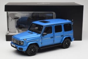 Mercedes AMG G 63 L W465 Niebieski Norev 1:18 B66960664 Metal — zdjęcie 6 z 6