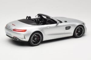 Mercedes AMG GT C Roadster R190 Srebrny Norev 1:18 183453 Metal — zdjęcie 2 z 6